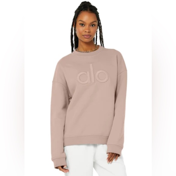 ALO Yoga Tops - Alo Yoga Women’s Renown Heavy Weight Emblem Crew Neck size 2XL
